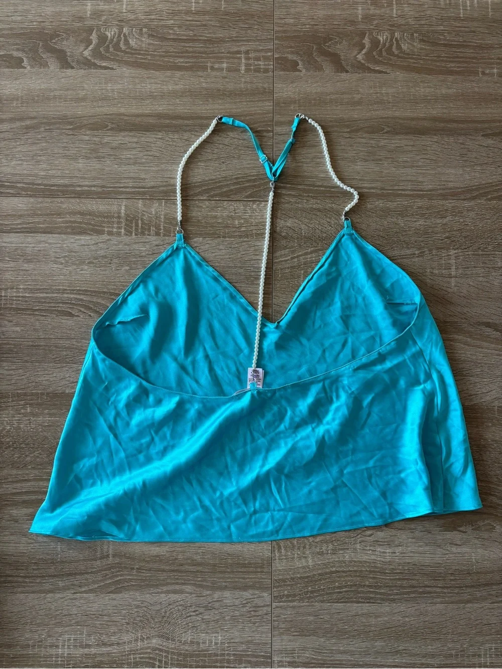 Victoria's Secret Satin Pearl Strap Cami Set size XL